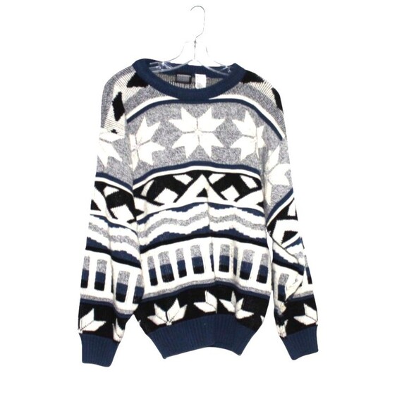 Vtg Knightsbridge Men’s Crewneck Sweater Christmas Multicolor Sz M - Picture 1 of 5